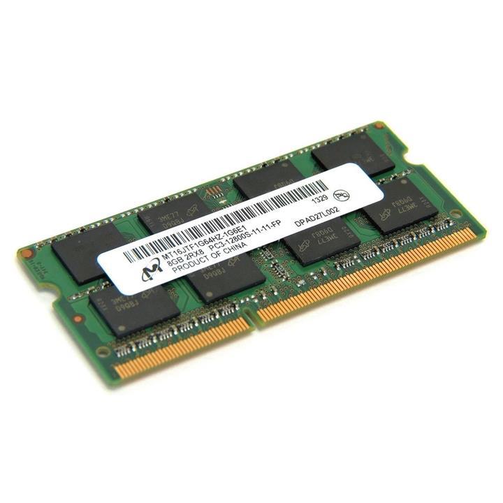 رم لپ تاپ میکرون مدل DDR3 PC3 12800S MHz ظرفیت 8 گیگابایت Micron DDR3 PC3 12800s MHz RAM 8GB